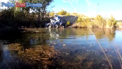 Motocross enduro dirt bike water fails crash compilation 2015