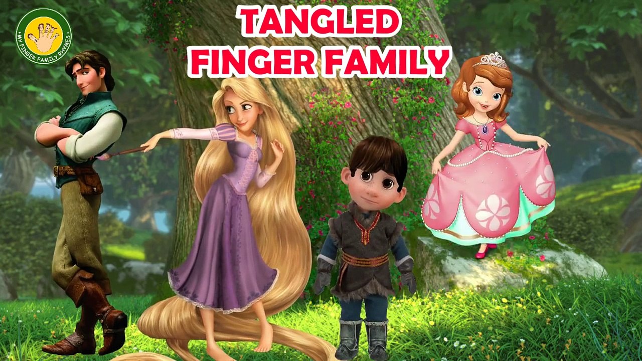 TANGLED Finger Family Rhyme By MY FINGER FAMILY RHYMES - Dailymotion Video