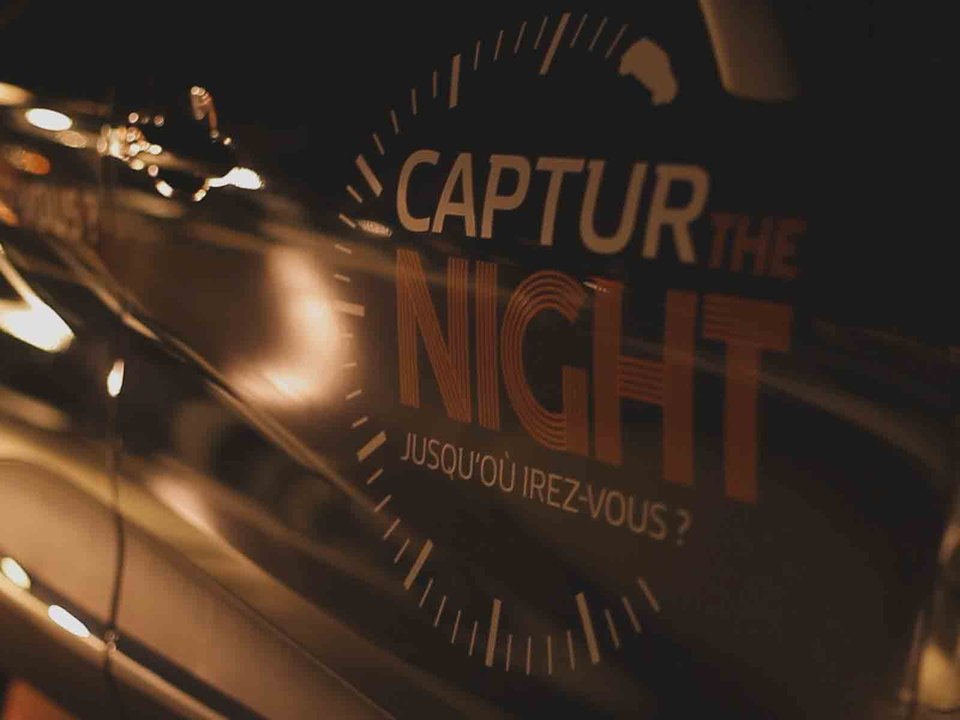"Captur The Night", une nuit d’expériences inédites avec Renault