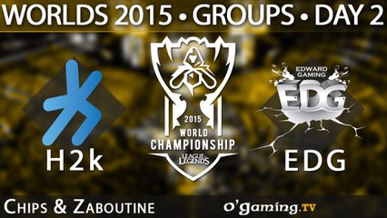 Télécharger la video: H2k Gaming vs Edward Gaming - World Championship 2015 - Phase de groupes - 02/10/15  Game 4