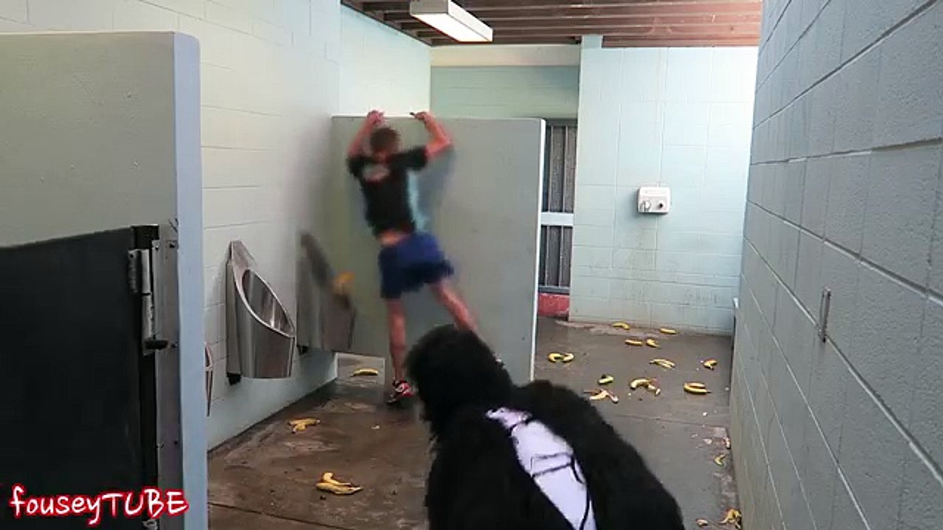 Escaped Gorilla Bathroom Prank