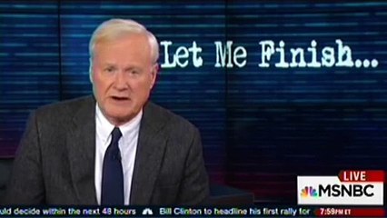 Chris Matthews commends Donald Trump for showing the Emperor Has No Clothes