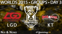 LGD Gaming vs KT Rolster - World Championship 2015 - Phase de groupes - 03/10/15 Game 3