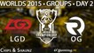 LGD Gaming vs Origen - World Championship 2015 - Phase de groupes - 02 10 15 Game 2