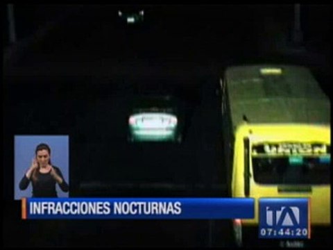 Graves infracciones de tránsito son captadas por las cámaras de la AMT