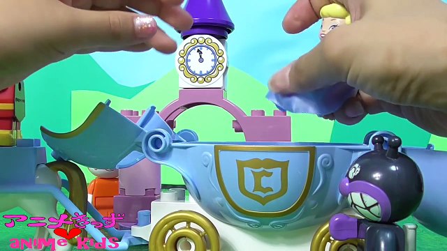 アンパンマン シンデレラ 童話 LEGO duplo プリンセス おもちゃアニメ