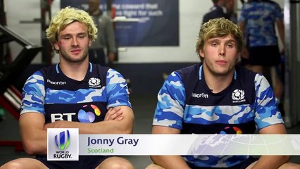 Brothers in arms- Richie and Jonny Gray ready for RWC 2015 challenge with Scotland