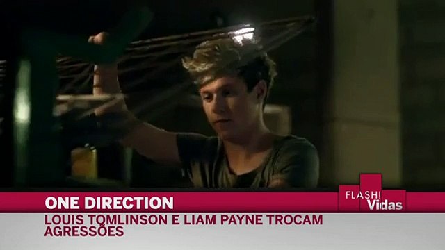 One Direction Louis Tomlinson and Liam Payne fight Manchester