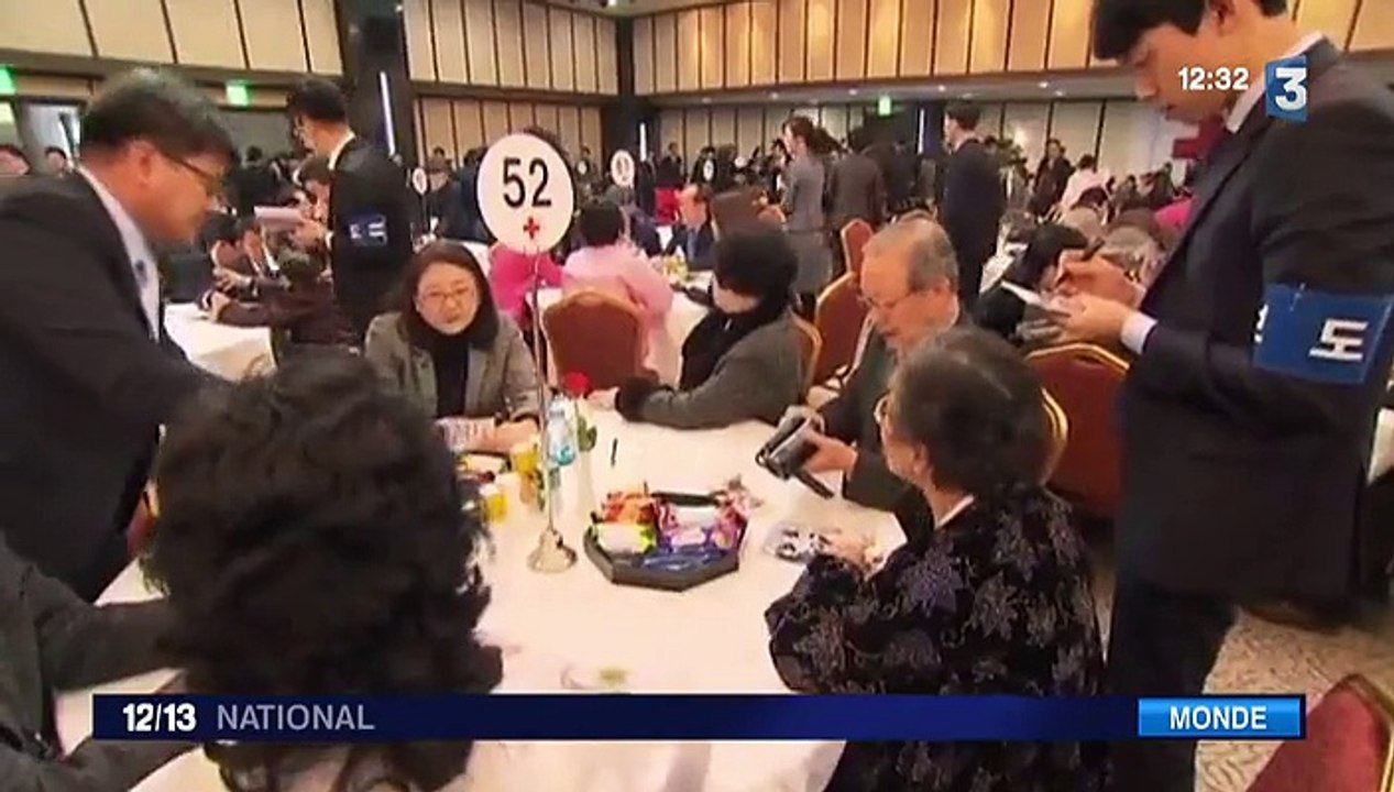 D'émouvantes retrouvailles entre Nord et Sud-Coréens