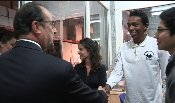 Echange avec des jeunes entrepreneurs de La Courneuve