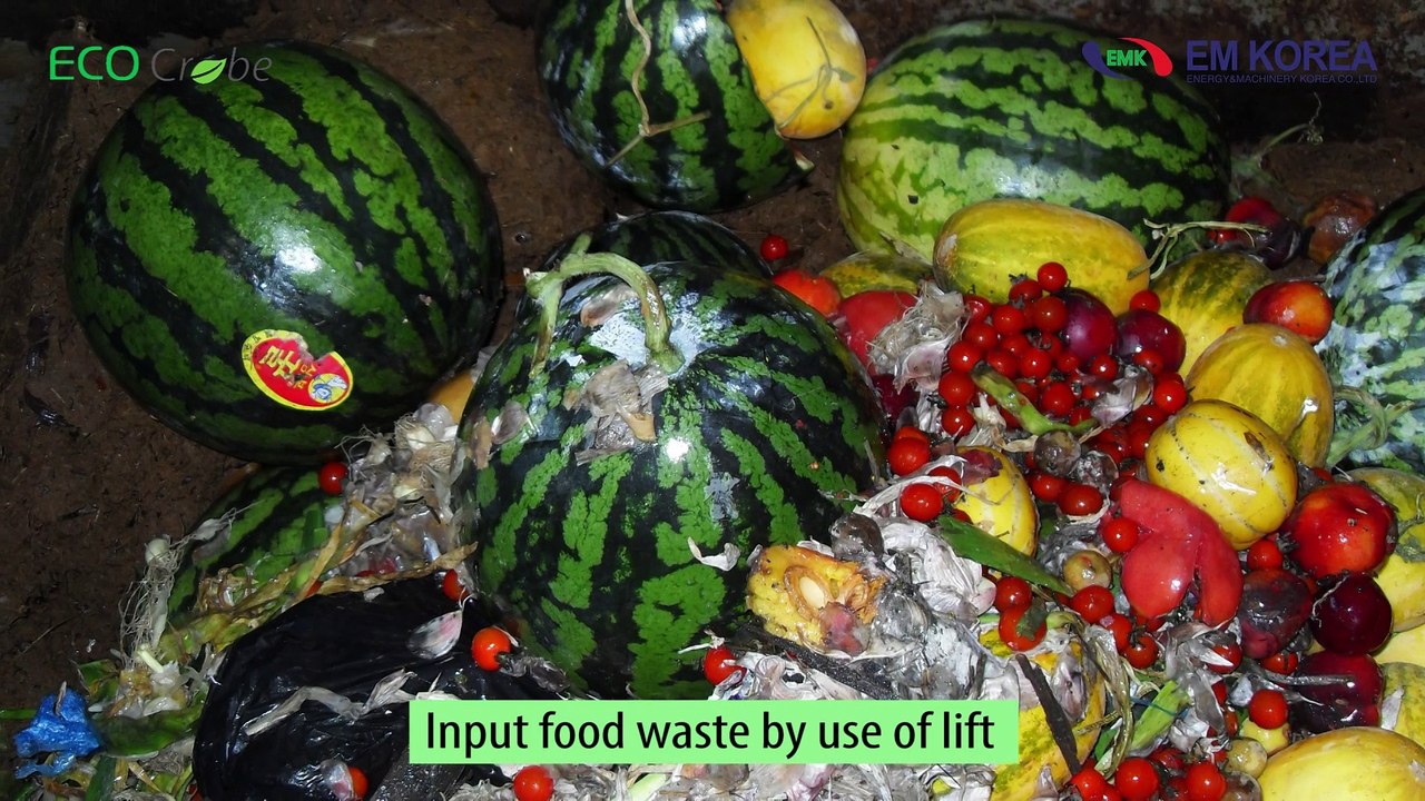 Présentation de l'ECO-DIGESTEUR. Réduction des déchets de 90 % en 24 heures sous forme de compost.