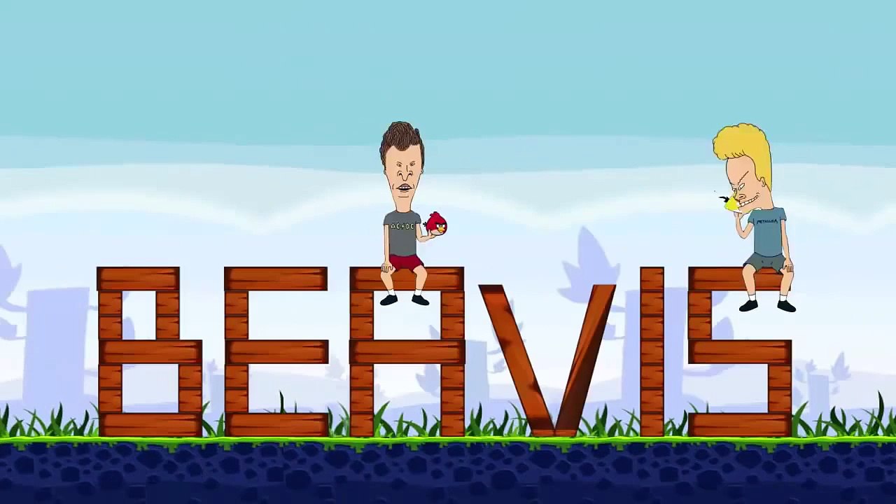 Angry Beavis and Butt head(angry birds meet beavis and butt head)parody