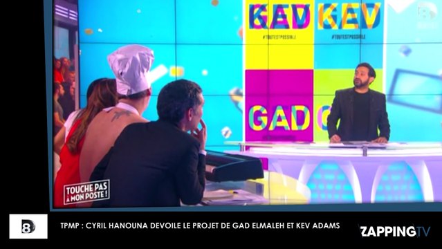 TPMP : Cyril Hanouna dévoile le nouveau projet de Gad Elmaleh et Kev Adams