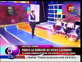 Escándalo con Diego Leonardi. Habló su ex mujer
