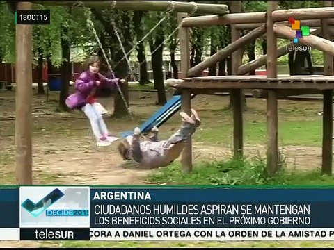 Argentinas: encuestas apuntan a una victoria para Daniel Scioli