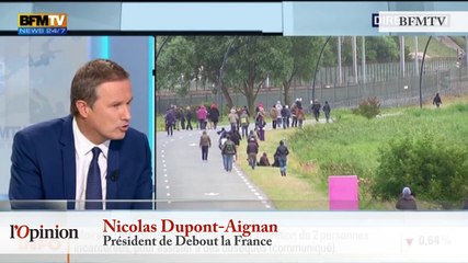 Download Video: TextO’ : Calais - Nicolas Dupont-Aignan : «Je m'inquiète pour la santé mentale du gouvernement»