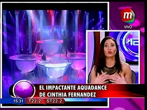 El aquadance arrancó con todo. Reviví la puesta de Cinthia Fernández y Gabo