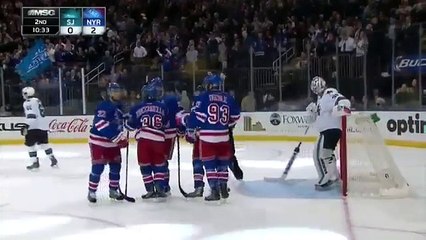 San Jose Sharks Vs New York Rangers. October 19, 2015.