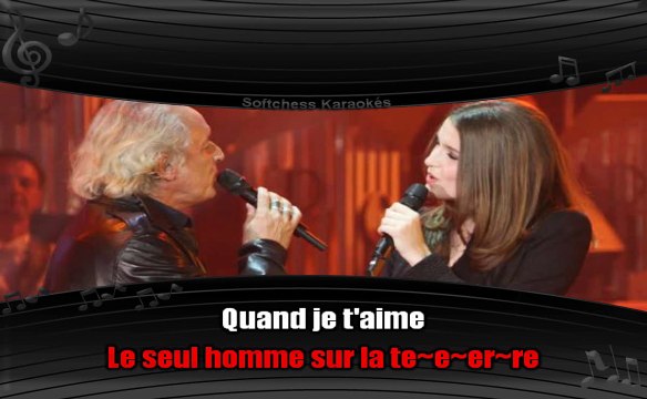 Karaoké Tatiana et Didier Barbelivien - Quand je t'aime (avec voix féminine)