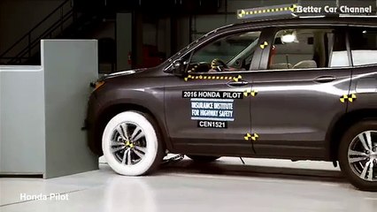 [CRASH TEST] 2016 Honda Pilot vs Toyota Highlander