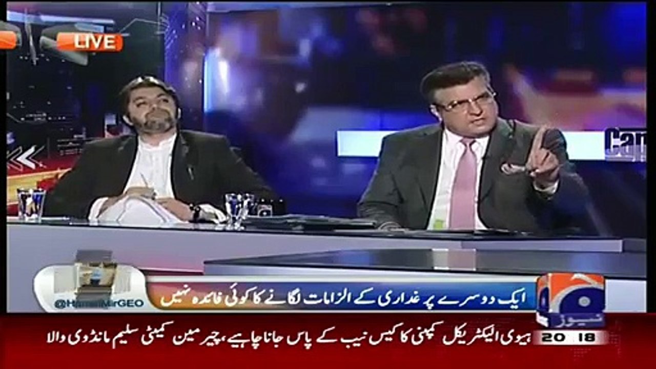 Hamid Mir Got Angry When Daniyal Aziz Said I Didn’t Say Anything About PMLN In Old Clips