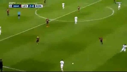 Javier Hernandez Goal 2-0 Bayer Leverkusen vs Roma