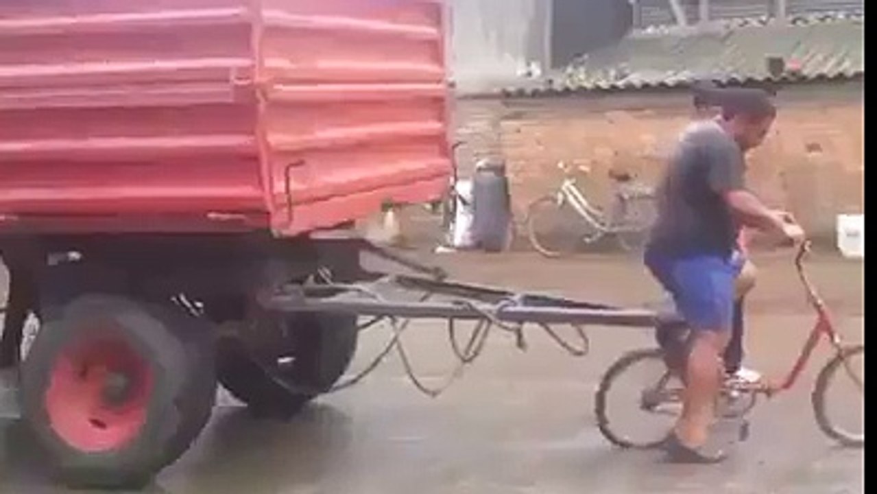 When a tractor is missing but the passion is alive