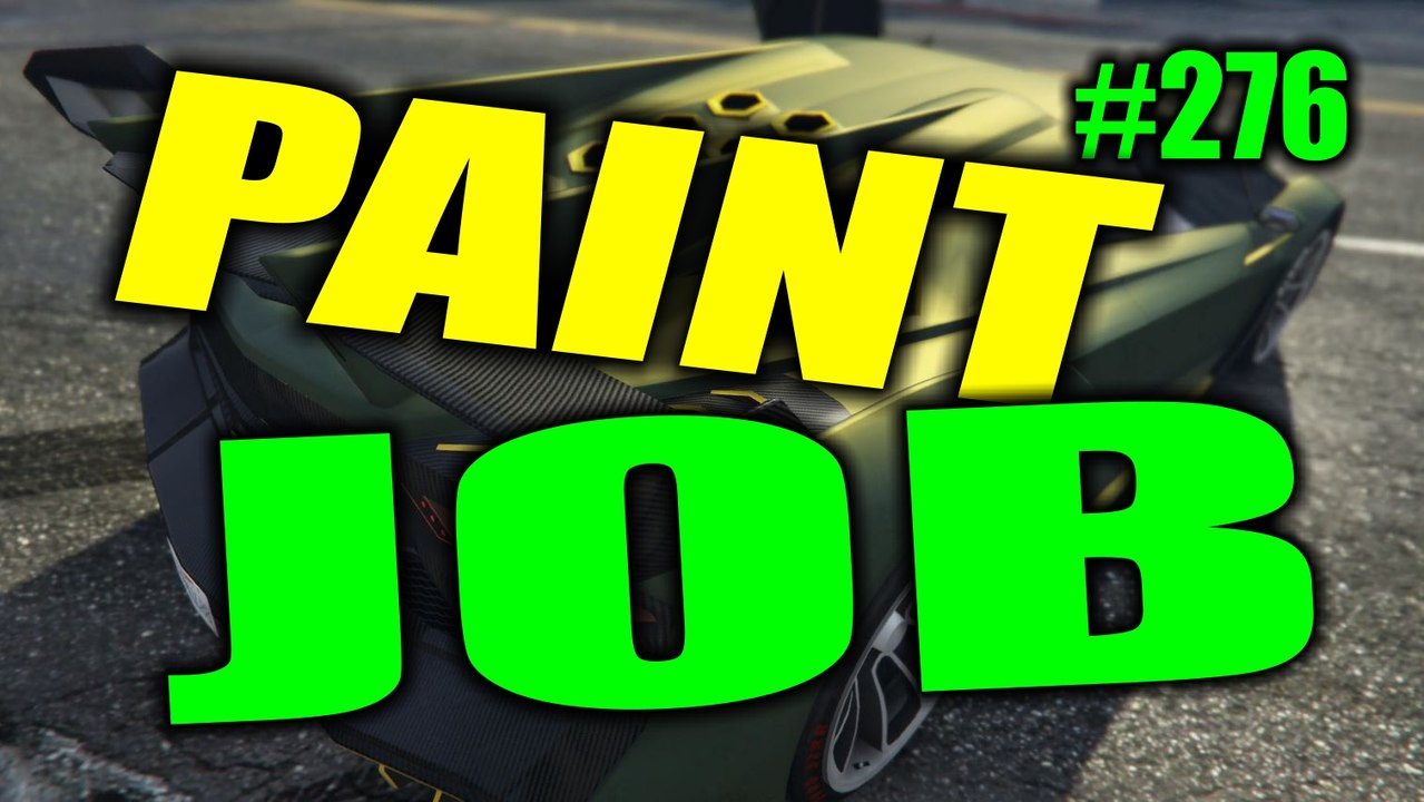 GTA 5 PAINT JOBS GERMAN - GTA ONLINE PAINT JOB - GTA 5 CAR COLOR COMBINATIONS GAMEPLAY BY ONKELZOCKER
