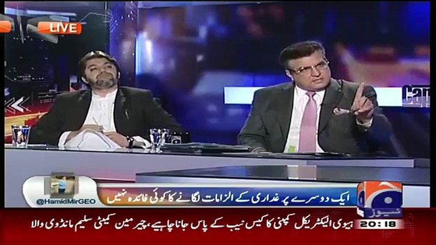 Hamid Mir Got Angry on Daniyal Aziz, Said I Didn’t Said Anything About PMLN