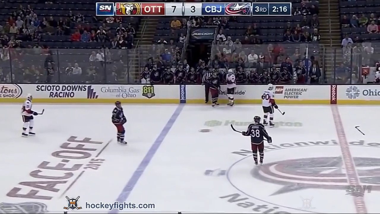 Mark Borowiecki vs Gregory Campbell Oct 14, 2015