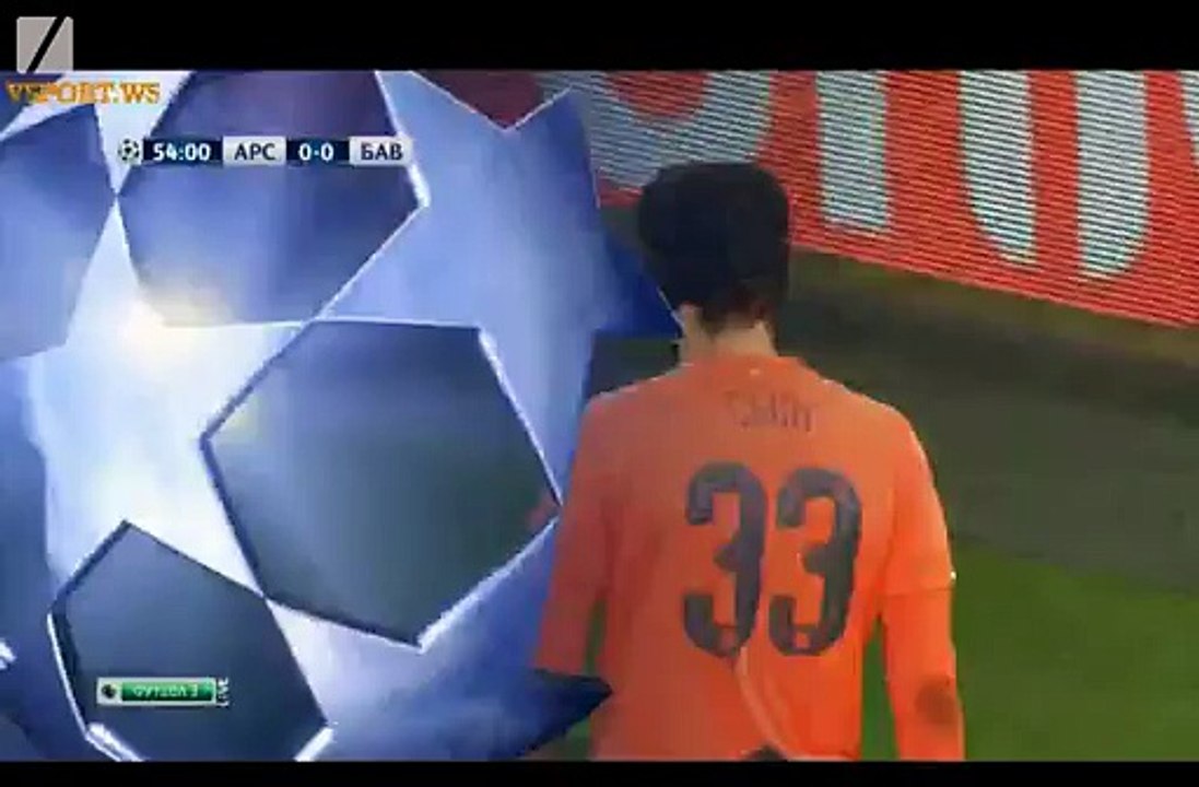 Lewandowski perfect shoot | Arsenal 0-0 Bayern