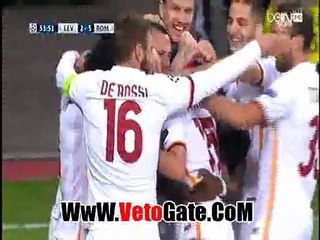 .."ميرالم بيانيتش"يتقدم بالهدف الثالث روما فى باير ليفركوزن