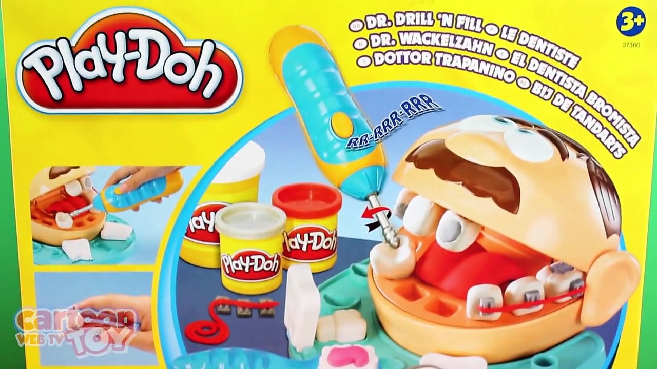Play Doh Doctor DrillN Fill Dentist Playset by Cartoon Toy WebTV