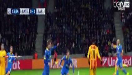 Ivan Rakitic Second Goal - Bate Borisov vs Barcelona 0-2 2015
