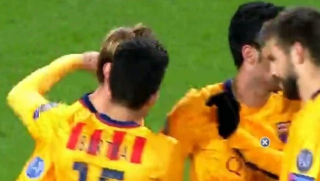 Ivan Rakitic second goal _ BATE Borisov vs Barcelona 0-2