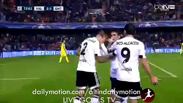 Stefan Mitrovic Own Goal - Valencia 2-1 Gent - Champions League - 20.10.2015
