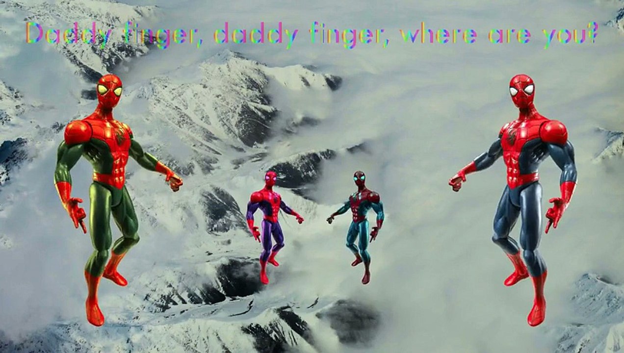 Winter Spiderman Collection Finger Family Cartoon Animation Nursery Rhymes Sppedy Snow Spi