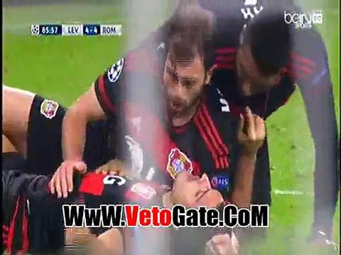 ادمير محمدى يتعادل بالهدف الرابع باير ليفركوزن فى روما