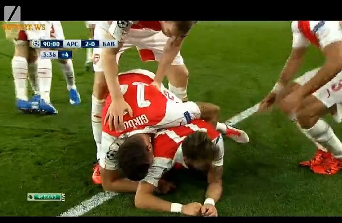 Ozil scores!! | Arsenal 2-0 Bayern