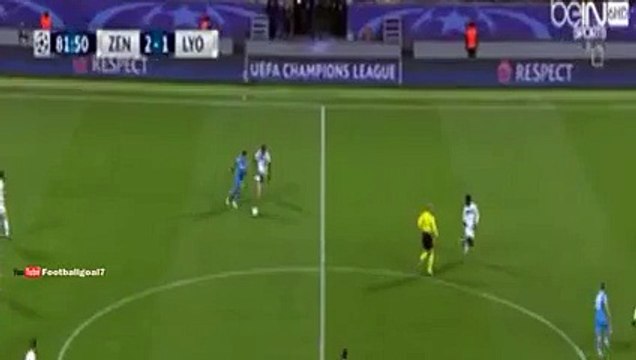 Danny Goal - Zenit vs Lyon 3-1 Champions League 2015