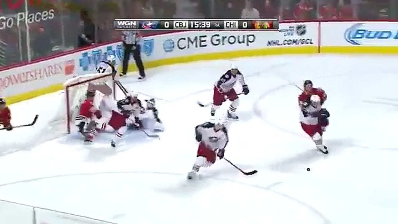 Columbus Blue Jackets Vs Chicago Blackhawks. October 17, 2015.