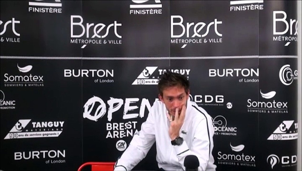 ATP - Open Brest Arena - Nicolas Mahut : "Déçu de quitter aussi vite Brest"