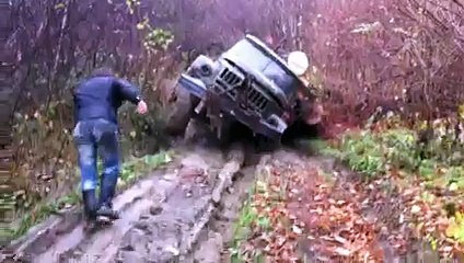 Лесовоз застрял