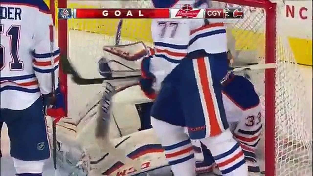 Edmonton Oilers Vs Calgary Flames. October 17, 2015.