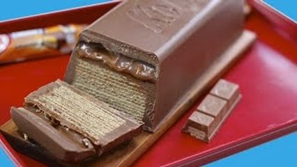 GIANT TWIX Bar Slice! 3 Ingredient No Bake Baking by My Cupcake Addiction