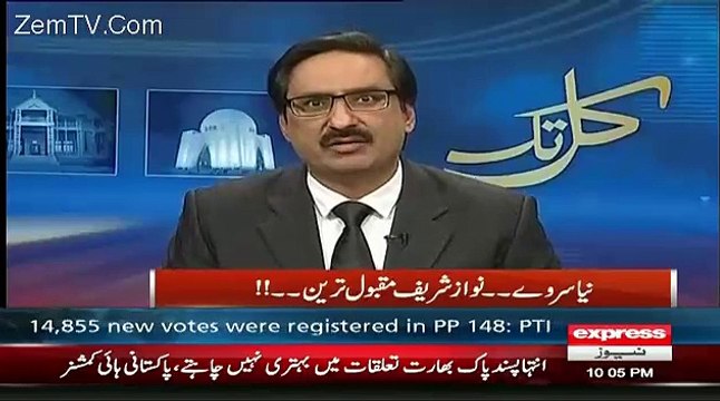Javed Chaudhry's Brilliant analysis On Pildat Survey..