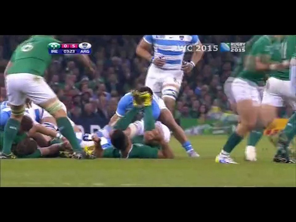 Rugby World Cup 2015. Quarter final: Ireland vs Argentina. 1st half.