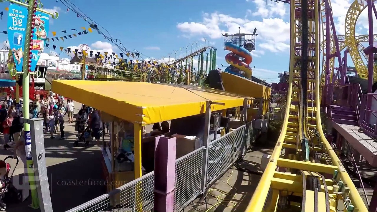 Rage front seat on-ride HD POV Adventure Island