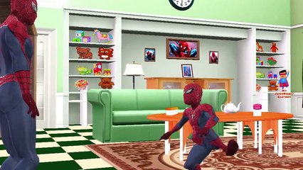 Скачать видео: Spiderman Cartoons Finger Family Rhymes For Children And Johny Johny Yes Papa Nursery Rhym