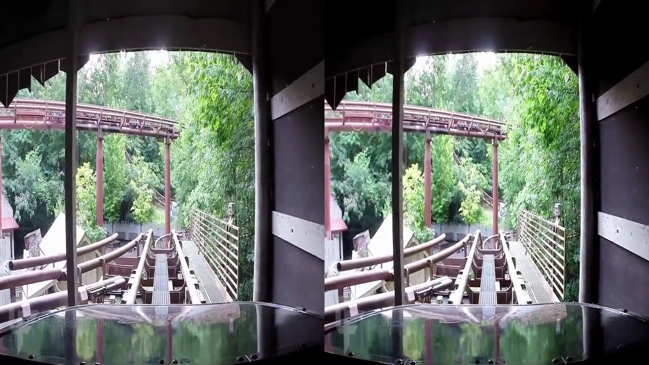 Tennessee Tornado 3D front seat on-ride HD POV @60fps Dollywood